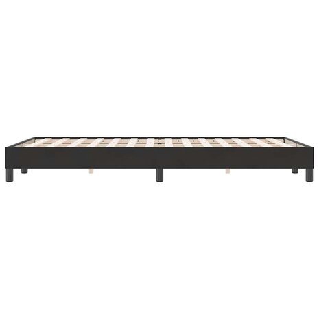 Boxspring zonder matras fluweel zwart 120x220 cm 6