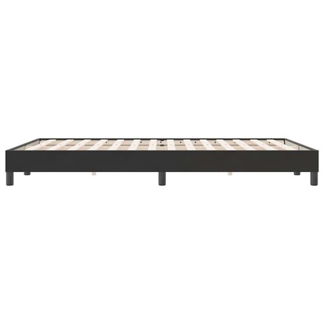 Boxspring zonder matras fluweel zwart 140x220 cm 6