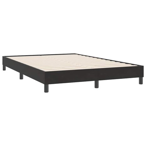 Bed boxspring zonder matras 160x220 cm fluweel zwart 7