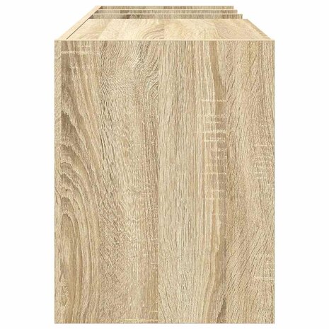 Platenkast Sonoma Eiken 78.5 x 35 x 45 cm Bewerkt hout 6