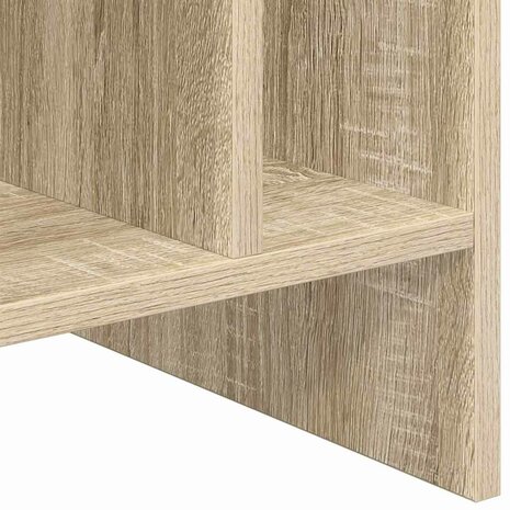 Platenkast Sonoma Eiken 78.5 x 35 x 45 cm Bewerkt hout 9