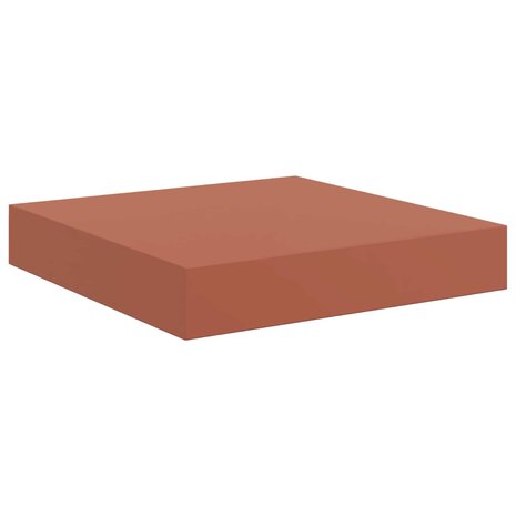 Wandplank Wandgemonteerd Rood 23 x 23,5 x 4 cm Bewerkt hout 2