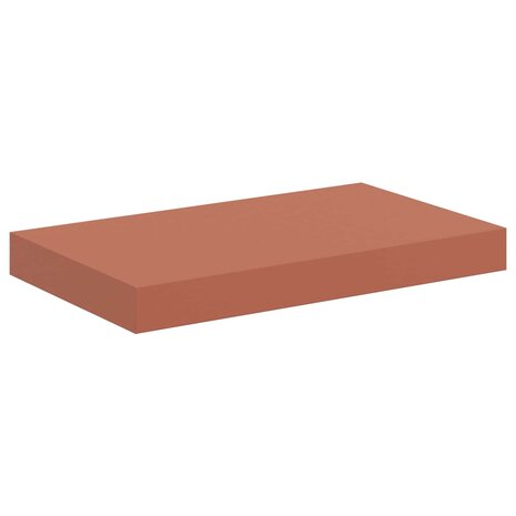 Wandplank Wandgemonteerd Rood 40 x 23,5 x 4 cm Bewerkt hout 2
