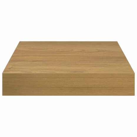 Wandplank Wandgemonteerd Bruin 23 x 23,5 x 4 cm Bewerkt hout 6