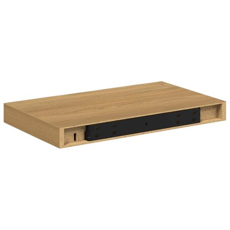 Wandplank Wandgemonteerd Bruin 40 x 23,5 x 4 cm Bewerkt hout 8