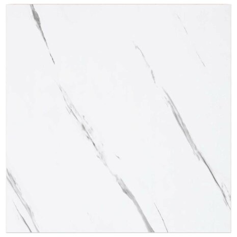 Wandplank met opslag Wit Marmer 23 x 23,5 x 4 cm Bewerkt hout 9