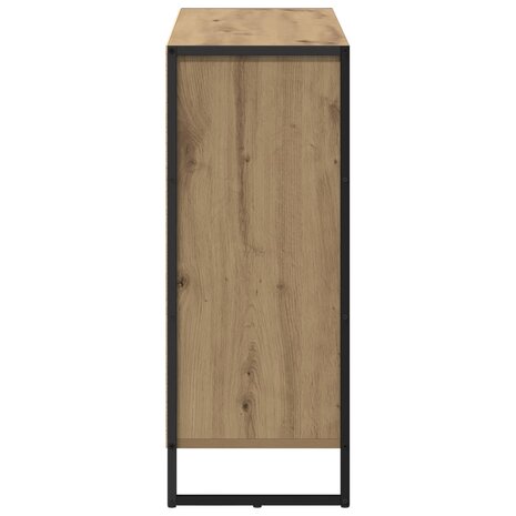 Bijzetkast Ambachtelijk eiken 96,5 x 30 x 75 cm Bewerkt hout 7