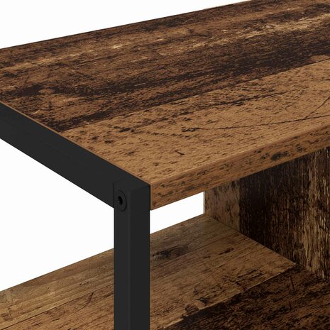 Bijzetkast Oud Hout 96.5 x 30 x 75 cm Bewerkt hout 9