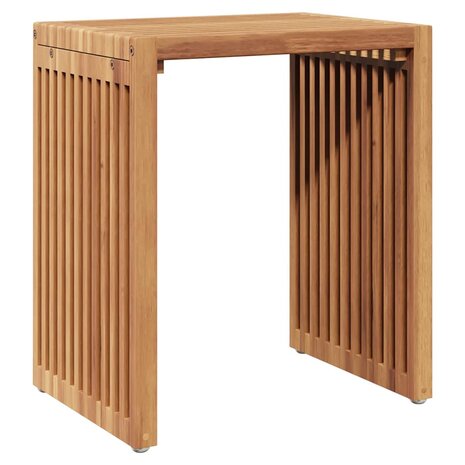 Tuin Bijzettafel 3 pcs Bruin 33 x 44,5 x 51 cm Massief Teakhout 5