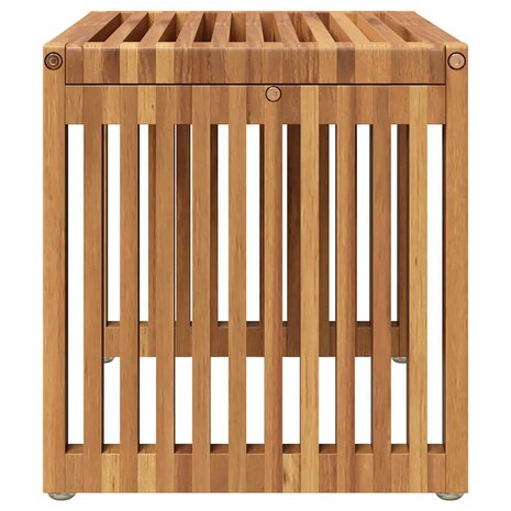 Tuin Bijzettafel Bruin 50 x 32,5 x 35 cm Massief Teakhout 6