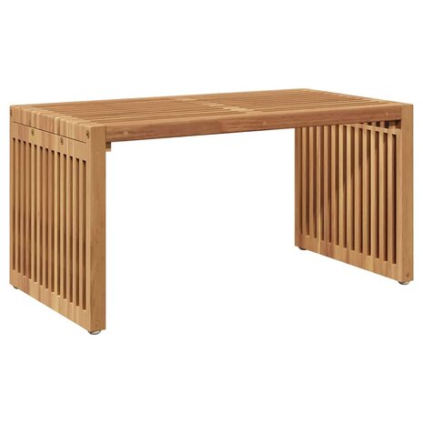 Tuin Bijzettafel Bruin 70 x 37,5 x 35,5 cm Massief Teakhout 7
