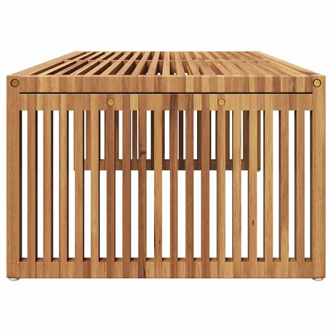 Tuin Bijzettafel Bruin 110 x 55 x 35,5 cm Massief Teakhout 6