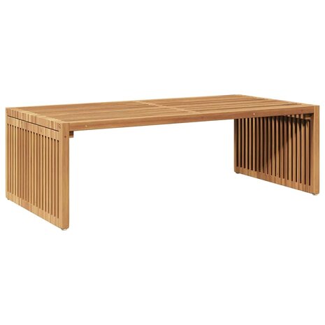 Tuin Bijzettafel Bruin 110 x 55 x 35,5 cm Massief Teakhout 7