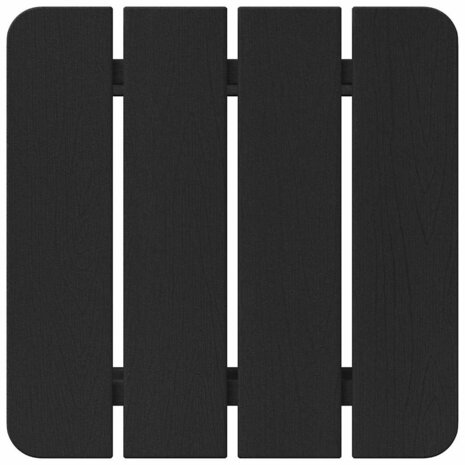 Bijzettafel Zwart 38 x 38 x 46 cm Polyetheen 8