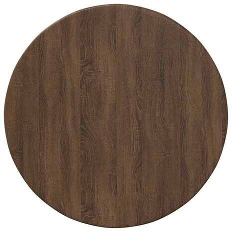 Tafelblad bruin eikenkleur 40 x 40 x 1,5 cm Bewerkt hout 2
