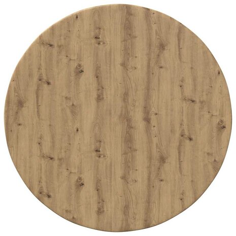 Tafelblad artisanaal eikenkleurig 50 x 50 x 1,5 cm Bewerkt hout 2