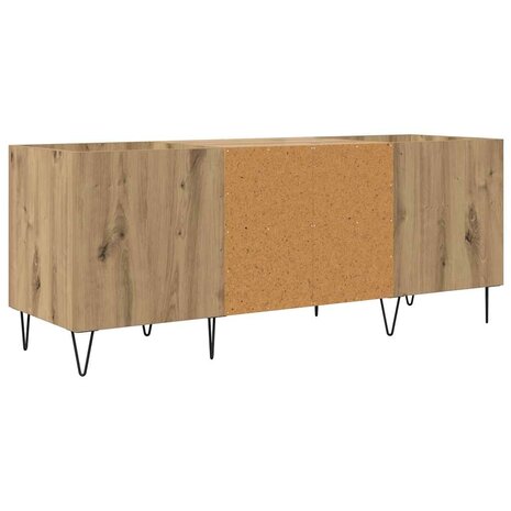 Platenkast met plank met opslag Artisan Eiken 121 x 38 x 48 cm 7