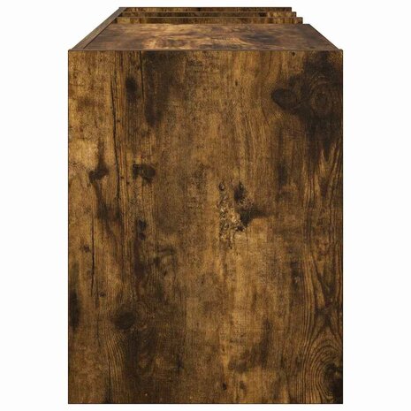 Platenkast Gerookt eiken 78.5 x 35 x 45 cm Bewerkt hout 6
