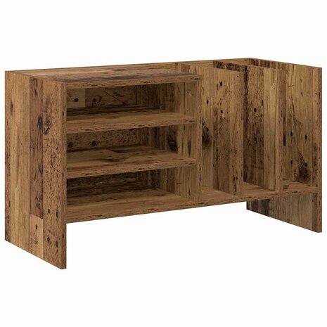 Platenkast met plank Oudhout 78.5 x 35 x 45 cm Bewerkt hout 2