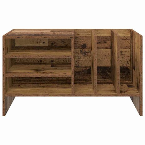Platenkast met plank Oudhout 78.5 x 35 x 45 cm Bewerkt hout 5