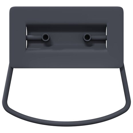 Kast Handvatten 12 pcs Antraciet 85 x 45 mm Metaal 6