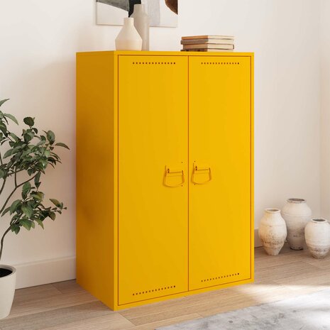 Kast Handvatten 2 pcs Mosterdgeel 85 x 45 mm Metaal 4