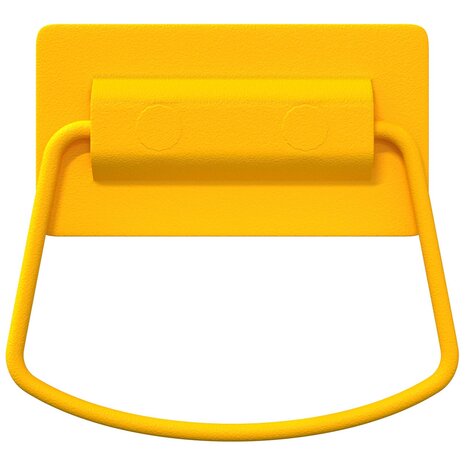 Kast Handvatten 12 pcs Mosterdgeel 85 x 45 mm Metaal 5