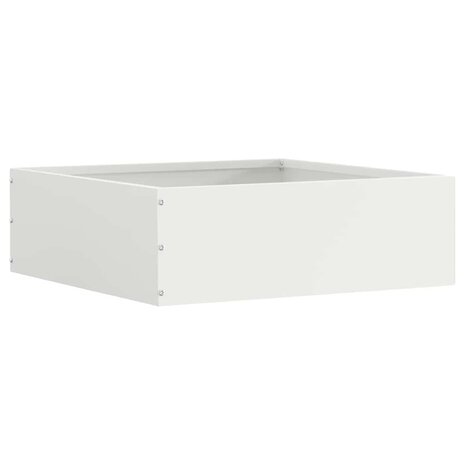 Tuinrand Wit 40 x 40 x 13 cm Staal 1