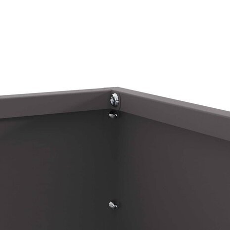 Tuinrand Zwart 60 x 60 x 13 cm Staal 8