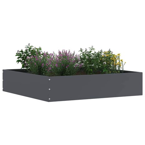 Tuinrand Antraciet 60 x 60 x 13 cm Staal 3