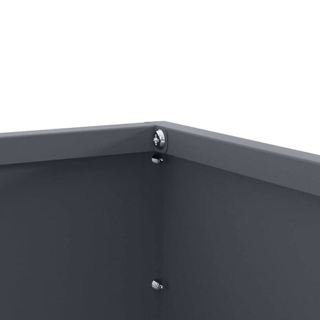 Tuinrand Antraciet 60 x 60 x 13 cm Staal 8