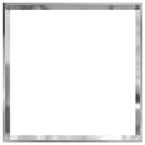 Tuinrand Zilver 60 x 60 x 13 cm Gegalvaniseerd staal 6