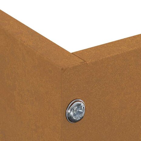 Tuinrand Roestig 60 x 60 x 13 cm Cortenstaal 8