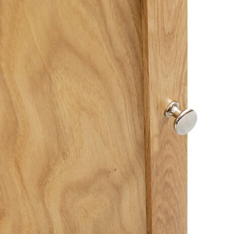 Hoekkast 59x36x180 cm massief eikenhout 6