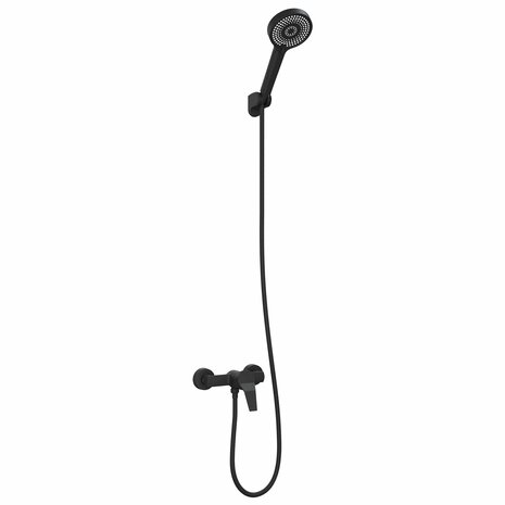 Doucheset Zwart G 1 / 2 inch Koper 2