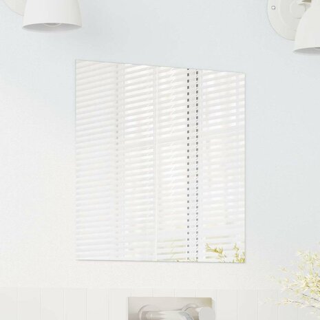 Wandspiegel Vierkant 40 x 40 cm gehard glas 3