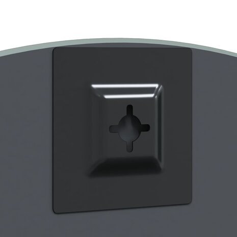 Wandspiegel Rond &Oslash; 50 cm gehard glas 6