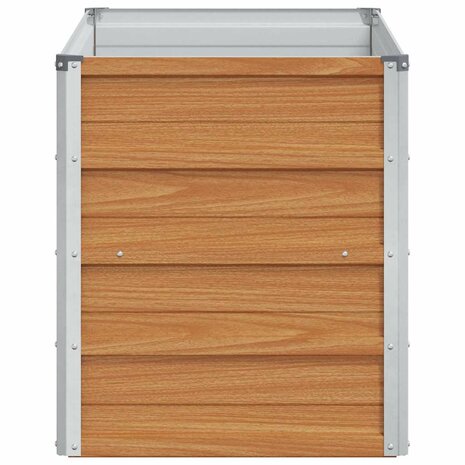 Verhoogde plantenbak Licht Bruin 100 x 40 x 45 cm 6