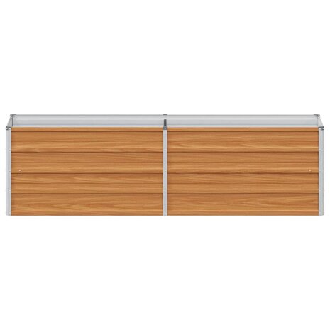 Verhoogde plantenbak Licht Bruin 160 x 40 x 45 cm 5