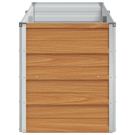 Verhoogde plantenbak Licht Bruin 160 x 40 x 45 cm 6