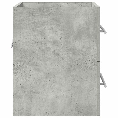 Wastafelkast Beton Grijs 38,5 x 41 x 48 cm Bewerkt hout 7
