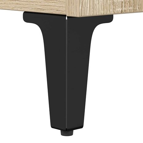 Wastafelkast met plank met opslag Sonoma Eiken 80 x 33 x 60 cm 9