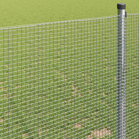 Gelaste draadhek Zilver 0.4 x 10 m 4