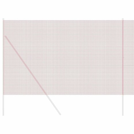 Gelaste draadhek Rood 1.5 x 10 m 3