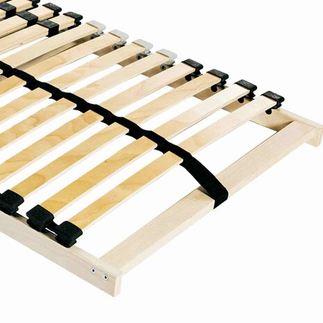 Lattenbodem Bruin 70 x 190 cm Massief beukenhout 3