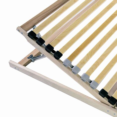 Lattenbodem Bruin 80 x 190 cm Massief beukenhout 3