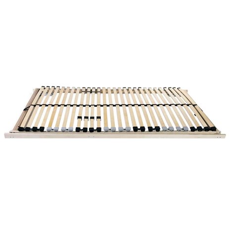 Lattenbodem Bruin 120 x 190 cm Massief beukenhout 2