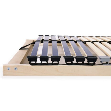 Lattenbodem Bruin 80 x 190 cm Massief beukenhout 5