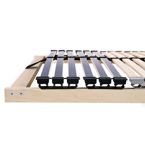 Lattenbodem Bruin 90 x 190 cm Massief beukenhout 3