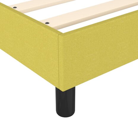 Boxspring bed stof groen 90x200 cm 7